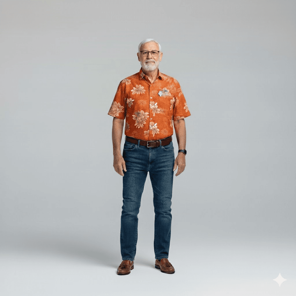 Calm, confident avatar of Paul representing no-drama execution.